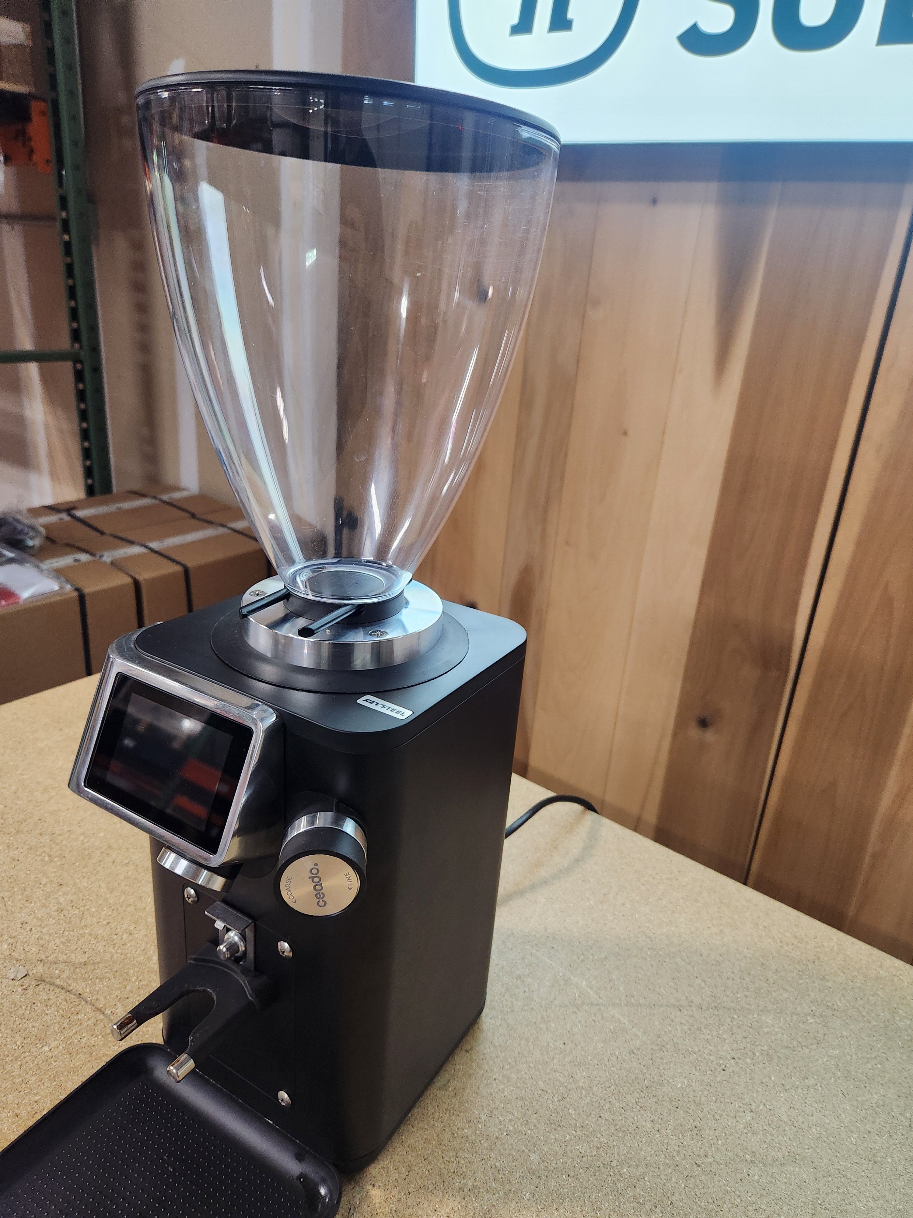 Ceado REV Steel Espresso Grinder with PFA black DEMO CHE415067