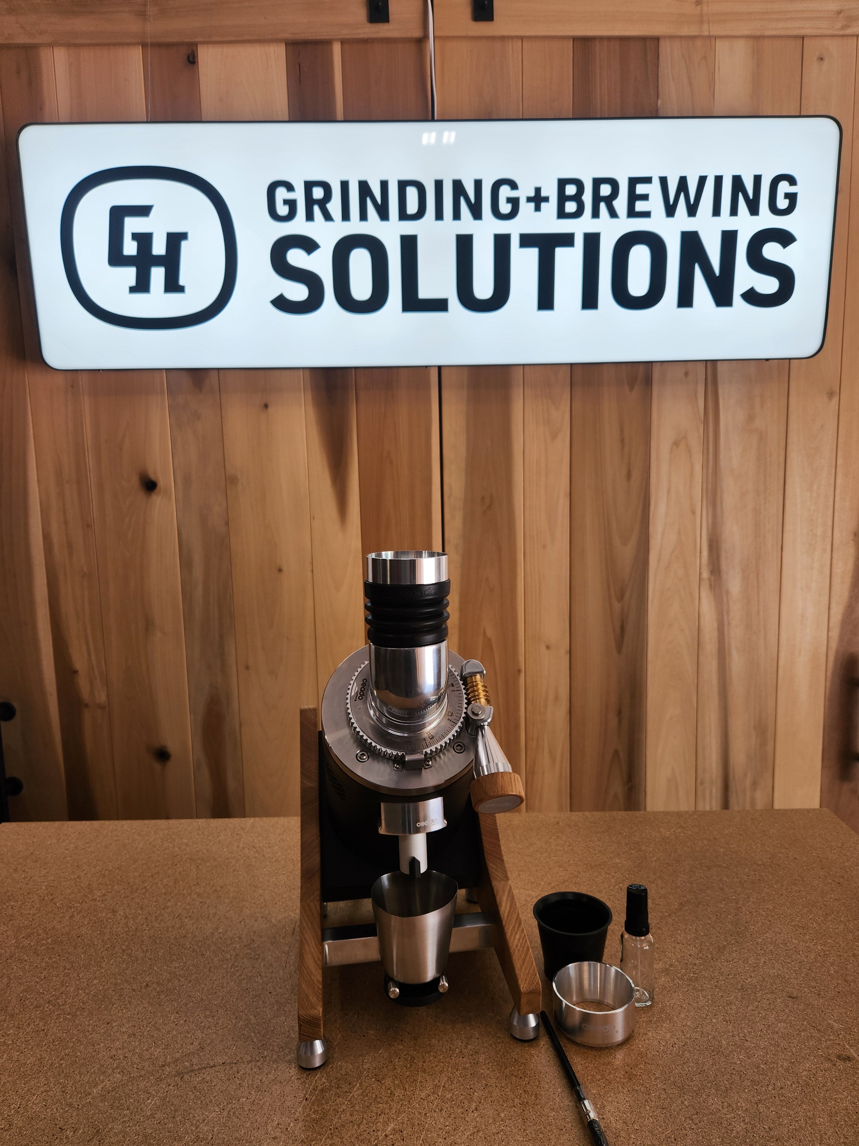 Ceado E37Z Naked Single Dose Espresso Grinder Black DEMO DHD092064