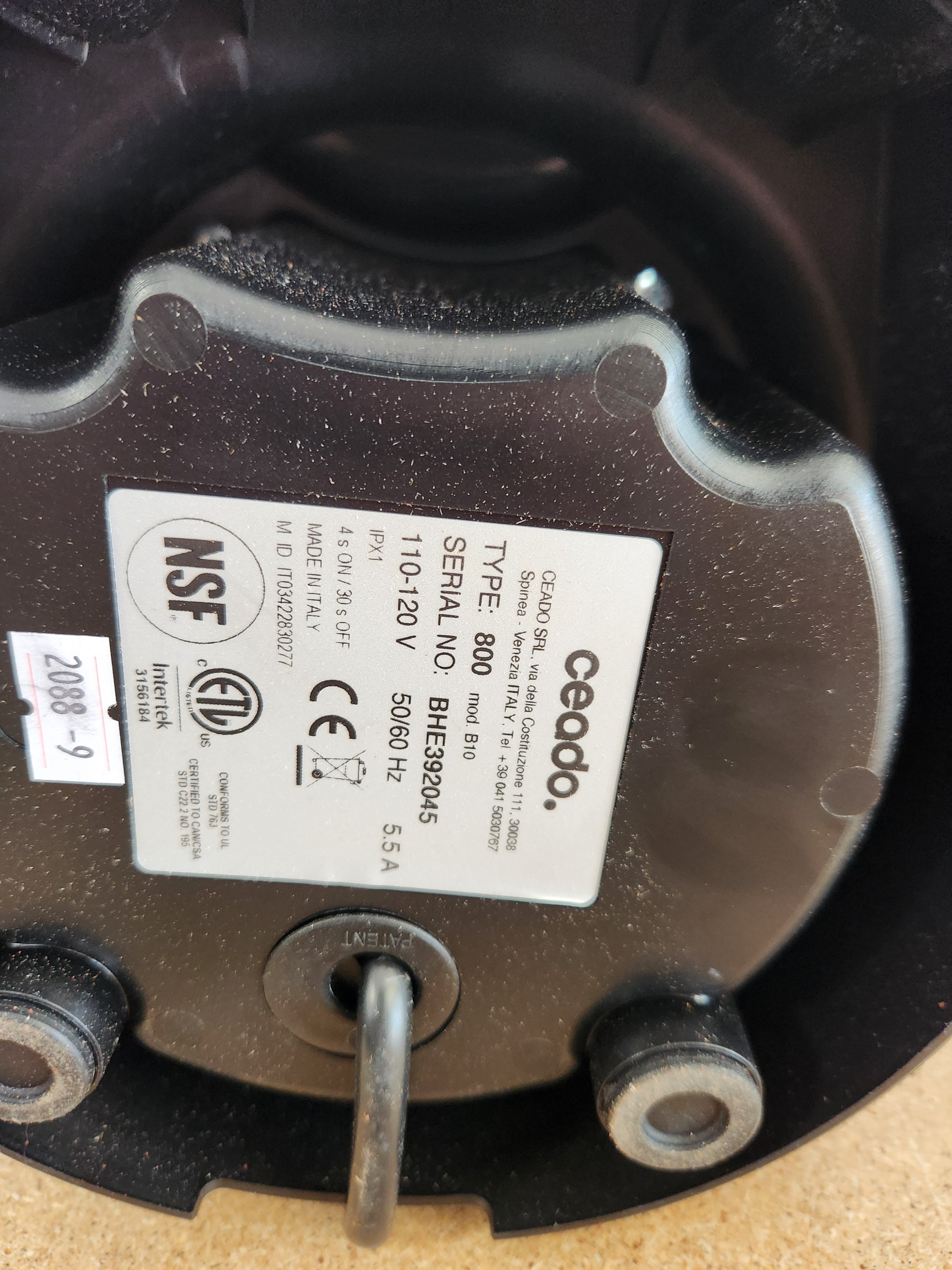 Ceado Leon 800 Grinder Black DEMO BHE392045