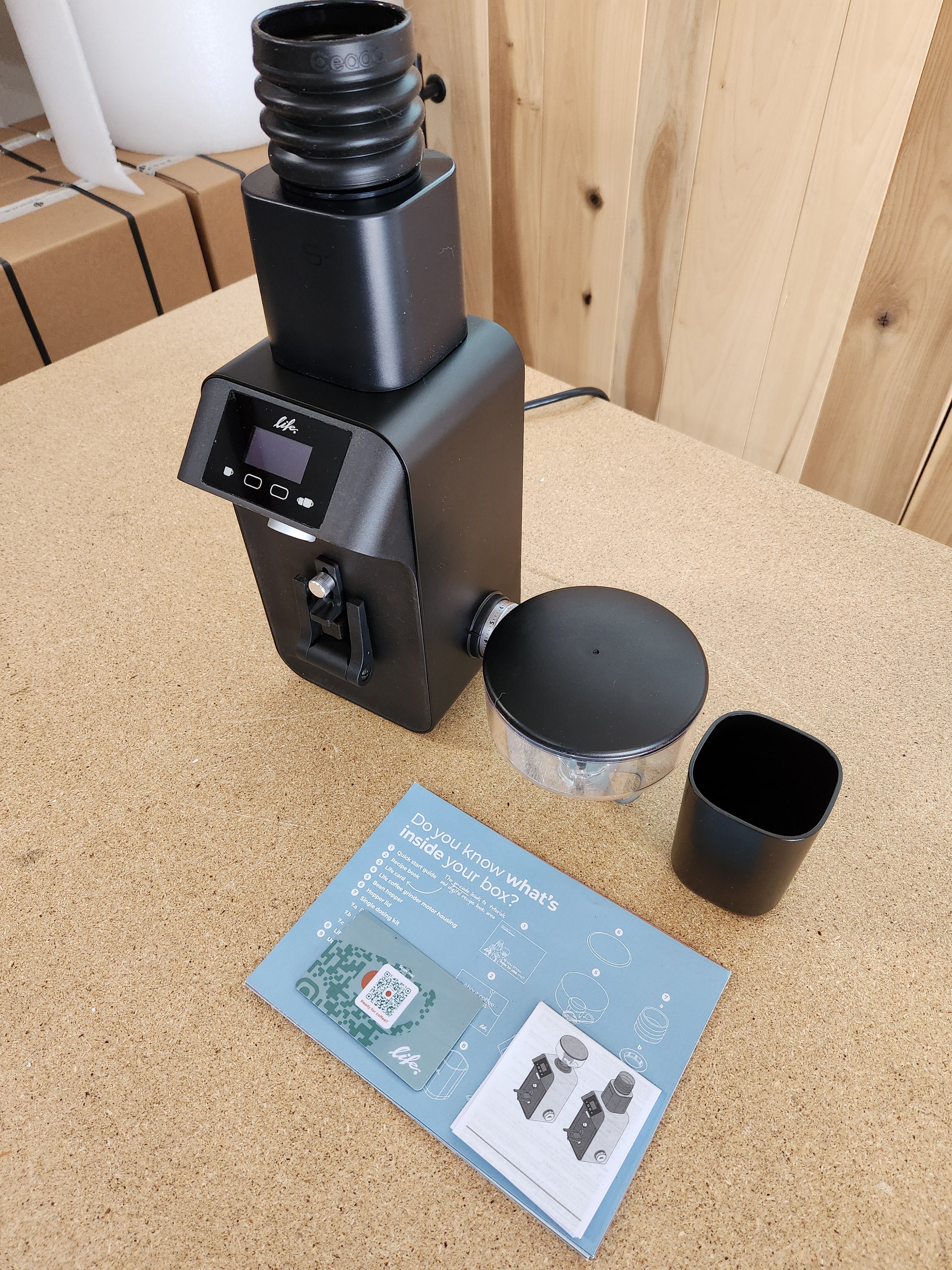 Ceado Life Grinder in Black DEMO DHF1120001