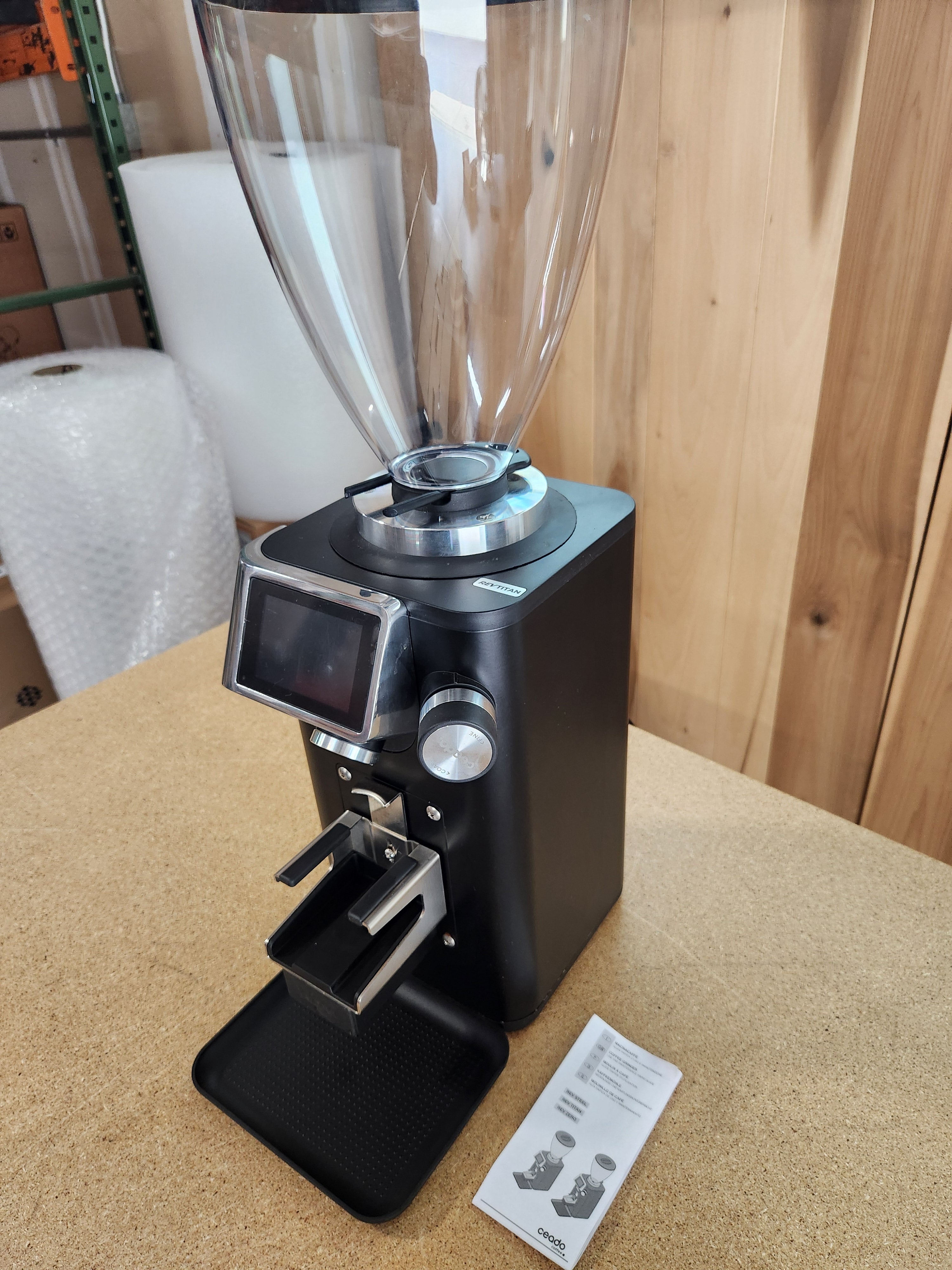 Ceado REV Titan Espresso Grinder with WAM Black DEMO DHD125006