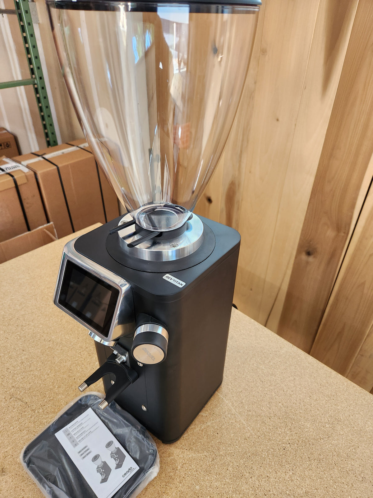 Ceado REV Titan PFA Espresso Grinder Black DEMO CHD042046